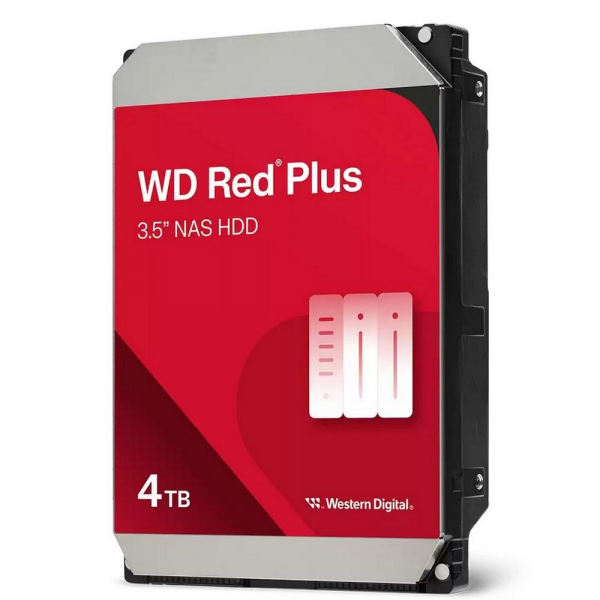 Жесткий диск Western Digital Red Plus WD40EFPX 4TB 3.5" NAS HDD SATA III