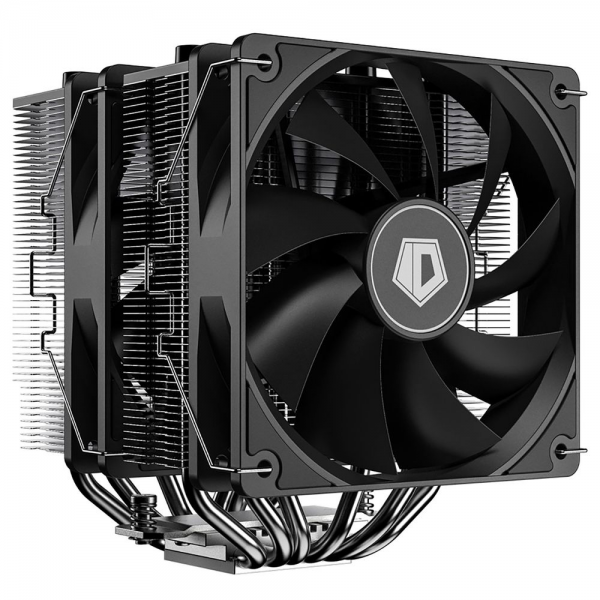 Вентилятор ID-COOLING SE-206-XT LGA20XX/1700/1200/115X/AM5/AM4 (8шт/кор, TDP 250W, PWM, черный, 6 тепл.трубок + медная база, 2 x FAN 120mm) RET