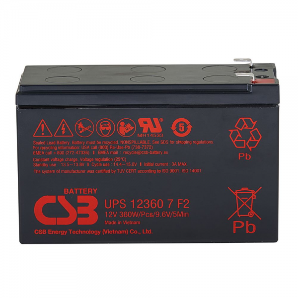 Аккумулятор CSB UPS123607 F2