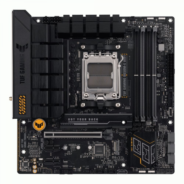 Материнская плата ASUS TUF GAMING B650M-E WIFI AM5 mATX 4xDDR5 PCIEx16 2xPCIEx1 2xM.2 USB-C HDMI 2xDP 2.5GLAN Wi-Fi 6