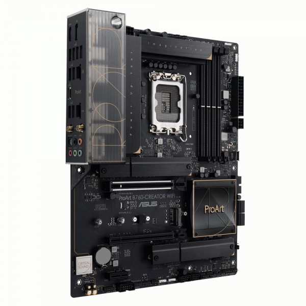 Материнская плата ASUS PROART B760-CREATOR WIFI LGA1700 ATX 4xDDR5 2xPCIEx16 PCIEx1 3xM.2 USB-C DP HDMI GLAN 2.5GLAN Wi-Fi 6