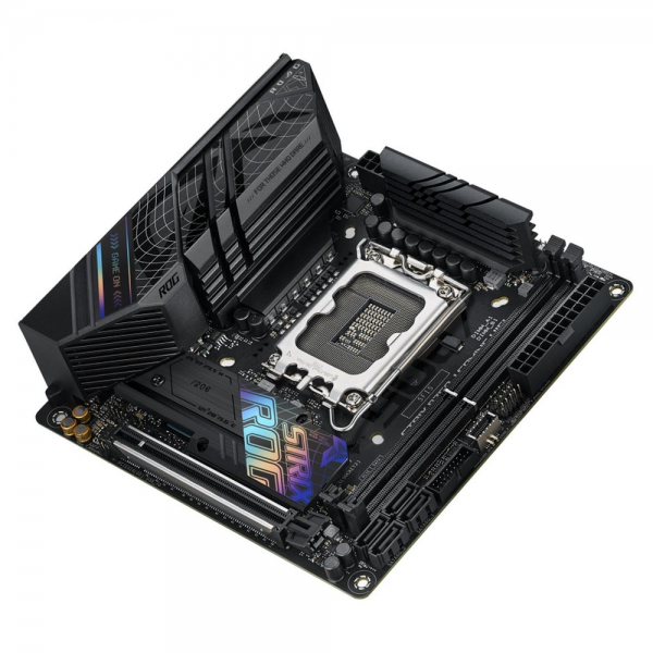 Материнская плата ASUS ROG STRIX B760-I GAMING WIFI LGA1700 mini-ITX 2xDDR5 PCIEx16 2xM.2 2хUSB-C DP HDMI 2.5GLAN Wi-Fi 6Е
