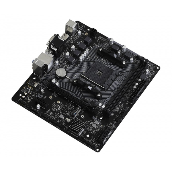 Материнская плата ASRock OEM B550M-HDV, Socket AM4, AMD B550, 2xDDR4-3200, D-SUB+DVI-D+HDMI, 1xPCI-Ex16, 1xPCI-Ex1, 4xSATA3(RAID 0/1/10), 1xM.2, 8 Ch Audio, 1xGLan, (2+4)xUSB2.0, (4+2)xUSB3.2, 1xPS/2, mATX, RTL, {20} (931635)