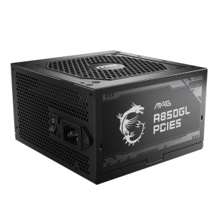 Блок питания MSI MAG A850GL PCIE5 , 850W, 80+ Gold, полностью модульный, ATX 3.1, PCIE5.1