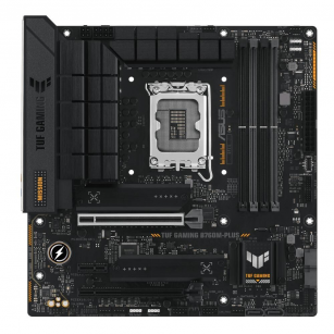 Материнская плата ASUS TUF GAMING B760M-PLUS LGA1700 mATX 4xDDR5 2xPCIEx16 PCIEx1 2xM.2 USB-C DP HDMI 2.5GLAN