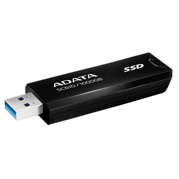 Твердотельный накопитель SSD ADATA SC610 1TB Black External USB 3.2 Gen2, 550/500 RTL