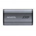 Твердотельный накопитель SSD ADATA Elite SE880 AELI-SE880-2TCGY 2TB Titanium Grey External USB 3.2 Gen2x2 Type C, 2000/2000 RTL
