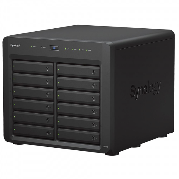 Платформа СХД Synology DS2422+ 12 Bay (Max.24, DX1222) 4xGLAN 4GB (Max.32GB) DDR4 2xUSB