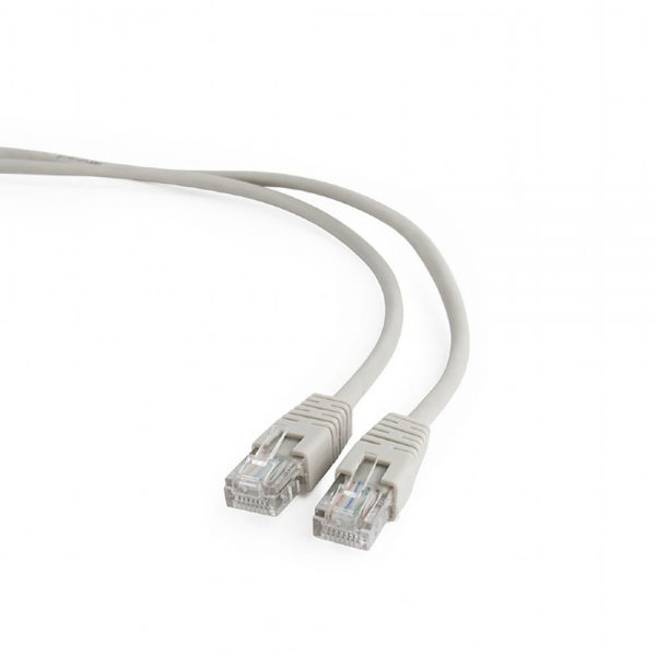 Патч-корд UTP Cablexpert PP12-1.5M кат.5e, 1.5м, литой, многожильный (серый)
