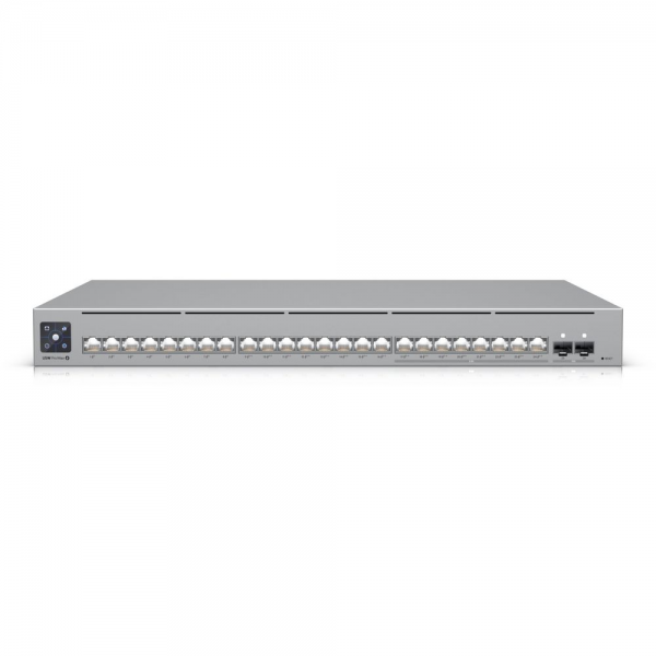 Коммутатор Ubiquiti USW-Pro-Max-24-PoE 24-port, Layer 3 Etherlighting™ switch with 16х1G RJ45, 8x2.5G, 2х10G SFP+ output 400W