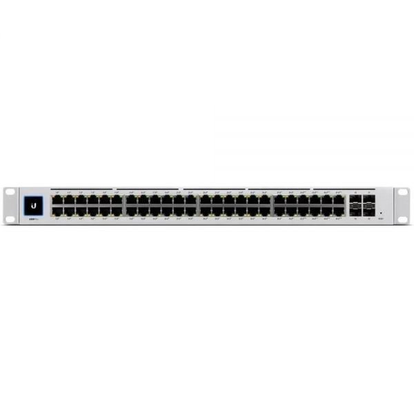 Коммутатор Ubiquiti USW-Pro-Max-48 48-port, Layer 3 Etherlighting™ switch with 32х1G RJ45, 16x2.5G, 4х10G SFP+