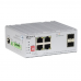 Коммутатор ORIGO OI3106P/60W/A1A Промышленный управляемый L2PoE-коммутатор 4x1000Base-T PoE+,2x1000Base-X SFP, PoE-бюджет 60 Вт
