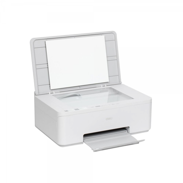 МФУ струйное Deli D511W-EA1, A4, цветная печать, 5 стр/мин, 4800x1200 dpi, USB/WiFi/Bluetooth/СНПЧ, белый корпус (D511W-EA1)