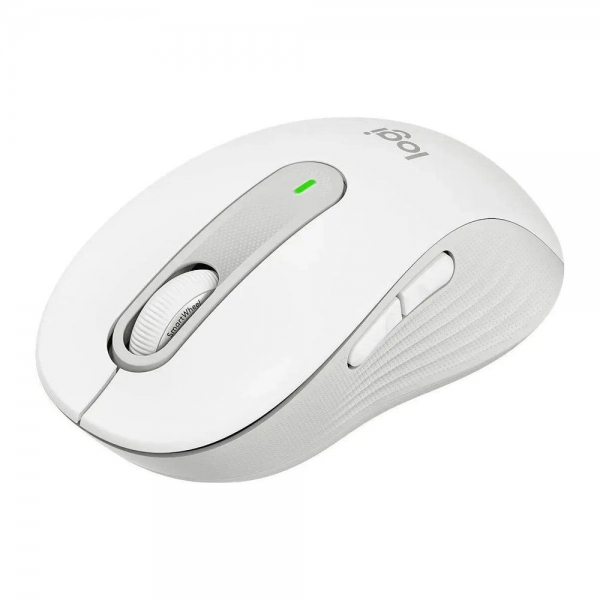 Мышь Logitech Мышь беспроводная Logitech M650 Signature Off White белая, 400-4000 dpi, Bluetooth + 2.4G, 5 кнопок, АА-батарейка, полноразмерная, правый хват