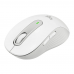 Мышь Logitech Мышь беспроводная Logitech M650 Signature Off White белая, 400-4000 dpi, Bluetooth + 2.4G, 5 кнопок, АА-батарейка, полноразмерная, правый хват