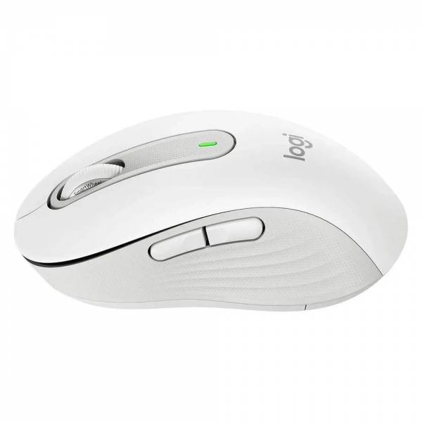 Мышь Logitech Мышь беспроводная Logitech M650 Signature Off White белая, 400-4000 dpi, Bluetooth + 2.4G, 5 кнопок, АА-батарейка, полноразмерная, правый хват