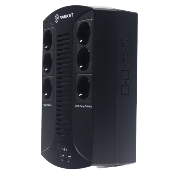 Источник бесперебойного питания ИБП Raskat VS-650VA 650VA, 390Вт, 6хCEE 7