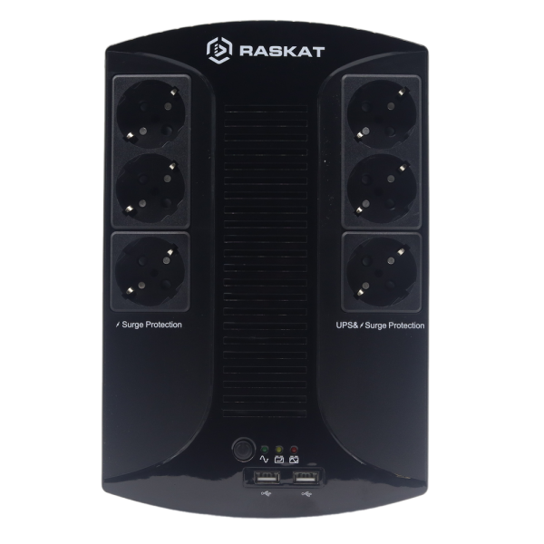 Источник бесперебойного питания ИБП Raskat VS-650VA 650VA, 390Вт, 6хCEE 7