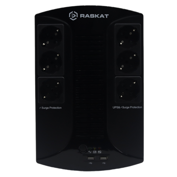 Источник бесперебойного питания ИБП Raskat VS-850VA 850VA, 510Вт, 6хCEE 7