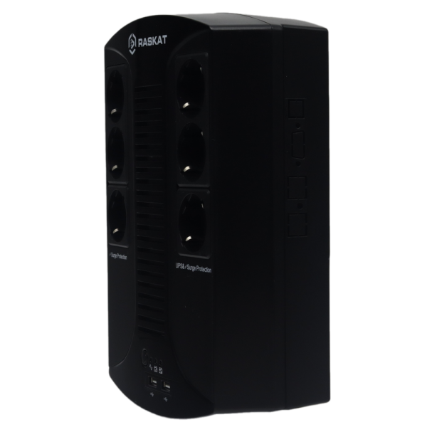 Источник бесперебойного питания ИБП Raskat VS-850VA 850VA, 510Вт, 6хCEE 7