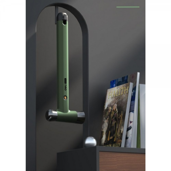 Молоток "Home Series Green" Deli HT7008L вес бойка 250гр, эксклюзивный дизайн, рукоятка из высококачественного софттач пластика