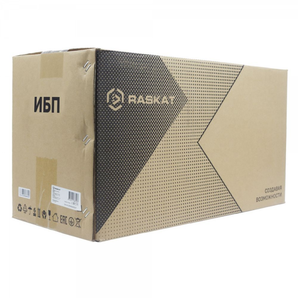 Источник бесперебойного питания ИБП Raskat HIL-3000VA (3000VA, 1800Вт, 8xIEC320, LCD, USB type-B, 2xRJ-45)