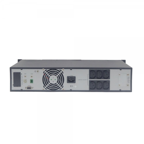 Источник бесперебойного питания ИБП Crusader Stabline RTIO-1000VA (1000Ва, 900Вт, 8xIEC320, LCD, USB type-B , 2xRJ45, чистая синусоида)