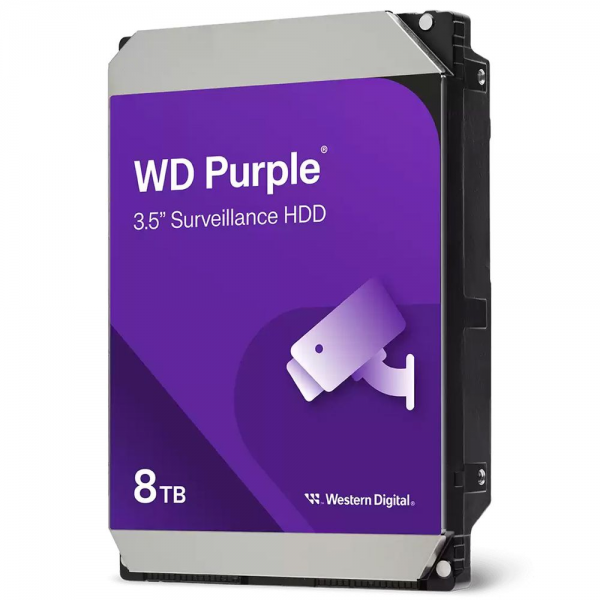 Жесткий диск Western Digital 3.5" 8TB Purple Surveillance HDD WD85PURZ SATA 6Gb/s - 5640 rpm