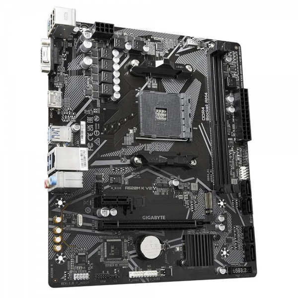 Материнская плата Gigabyte A520M K V2, RTL