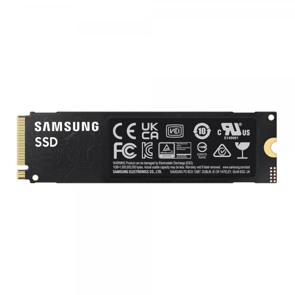 Твердотельный накопитель SSD Samsung M.2 2280 2TB 990 EVO NVMe 2.0, PCIe 4.0 x4, V-NAND TLC, R/W 5000/4200MB/s, IOPs 700 000/800 000, TBW 1200, DWPD 0.33