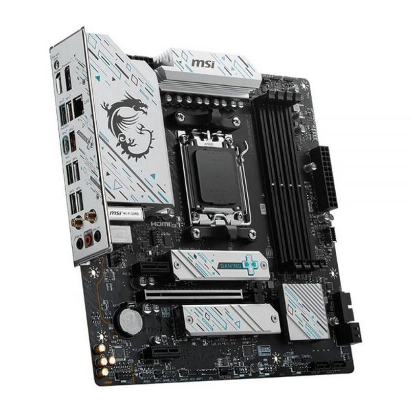 Материнская плата MSI B650M GAMING PLUS WIFI B650, AM5, 4*DDR5, 1*PCIEx16, 2*PCIEx1, 2*M.2, 2*TypeC, 3*USB3.2Gen2, 6*USB3.2Gen1, 4*USB2.0, 4*SATA3.0, 2.5G, DP, HDMI, M-ATX, RTL