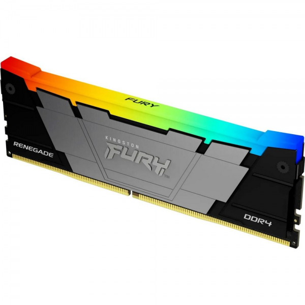Модуль памяти Kingston 16GB DDR4 3200 FURY Renegade RGB Black XMP Non-ECC Unbuffered DIMM (Kit 2*8gb) 1RX8 16-18-18 1.35V 288-pin 8Gbit