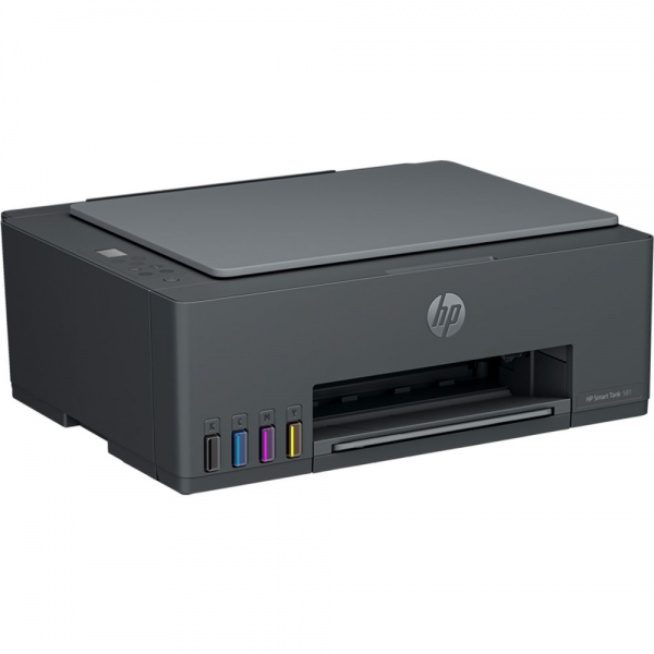 МФУ струйное HP Smart Tank 581, A4, цветная печать, 16 стр/мин, 4800x1200 dpi, USB/WiFi/СНПЧ, чёрный корпус (4A8D4A#BEW)