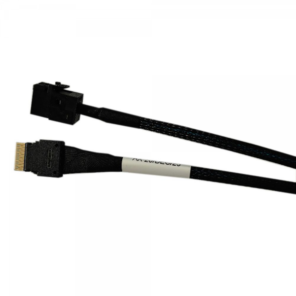 Кабель Amphenol RSL38-1067 Slimline SASx4 (SFF8654) -to- HD MiniSAS x4 (SFF8643) 100cm,