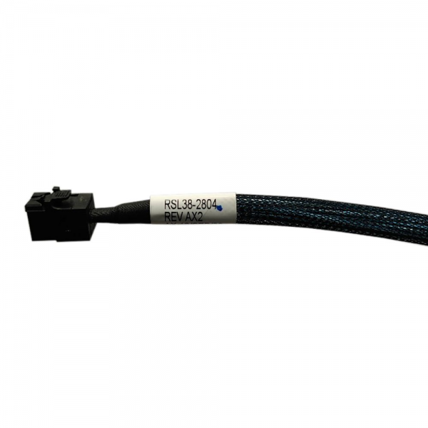 Кабель Amphenol RSL38-2804 Slimline SASx4 (SFF8654) -to- HD MiniSAS x4 (SFF8643) 80cm,