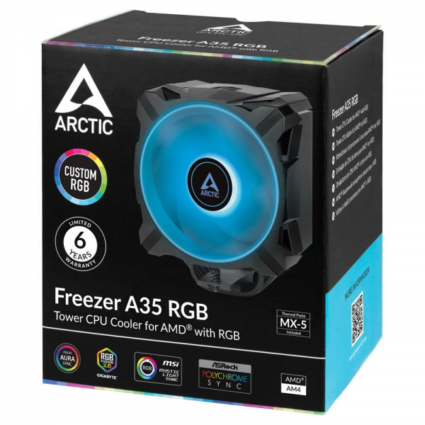 Вентилятор Arctic Cooling Вентилятор для процессора Arctic Freezer A35 RGB AM4 (ACFRE00114A) (703451)