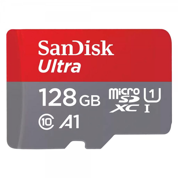 Карта памяти SanDisk Ultra UHS I 128GB MicroSD Card 140MB/s R, for Smartphones