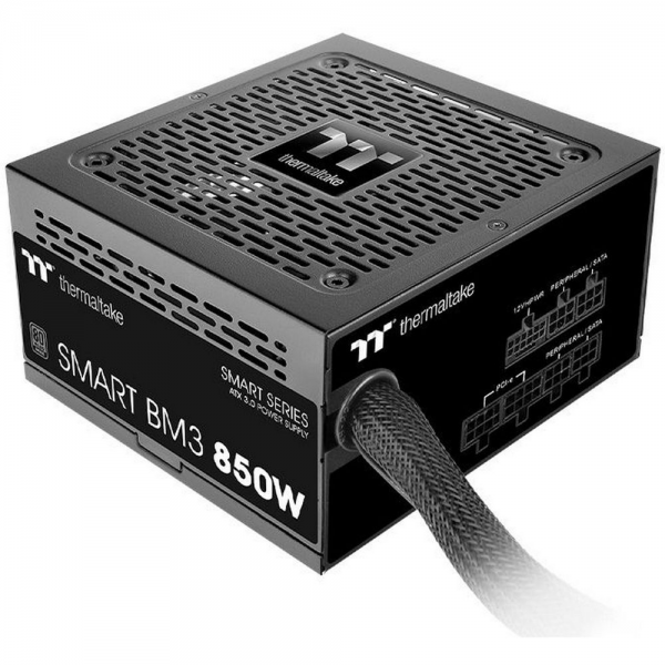 Блок питания Thermaltake Smart BM3 850 /Semi Modular/Non Light/Full Range/Analog/80 Plus Bronze/EU/JP Main CAP/All Flat Cables/Gen 5