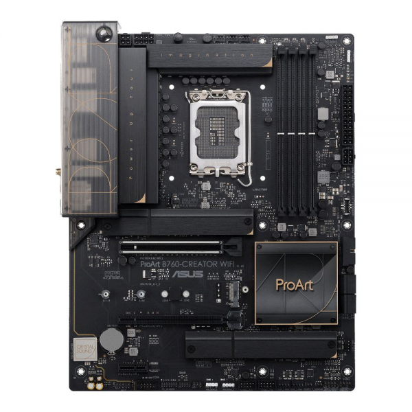 Материнская плата ASUS PROART B760-CREATOR WIFI LGA1700 ATX 4xDDR5 2xPCIEx16 PCIEx1 3xM.2 USB-C DP HDMI GLAN 2.5GLAN Wi-Fi 6 (90MB1FY0-M1EAY0)