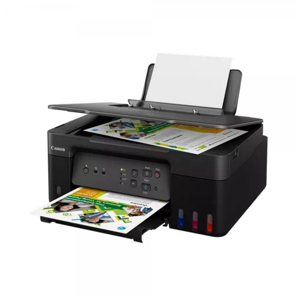 МФУ струйное Canon Pixma G3430, A4, цветная печать, 6 стр/мин, 4800x1200 dpi, USB/WiFi/СНПЧ, чёрный корпус (5989C009АА)