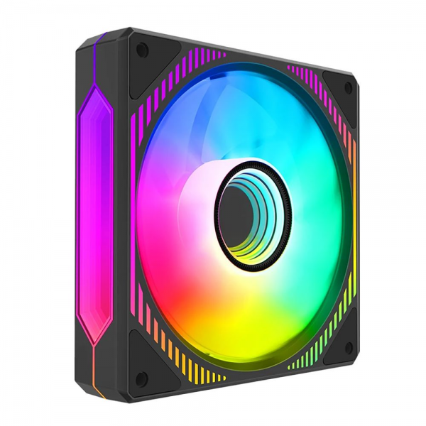 Вентилятор в корпус ALSEYE Cooling Fan 120x120x25mm DC 12V, 800-2000R.P.M.±10%, 61.5CFM±10%, 2.1mm H2O±10%, Hydraulic, ARGB