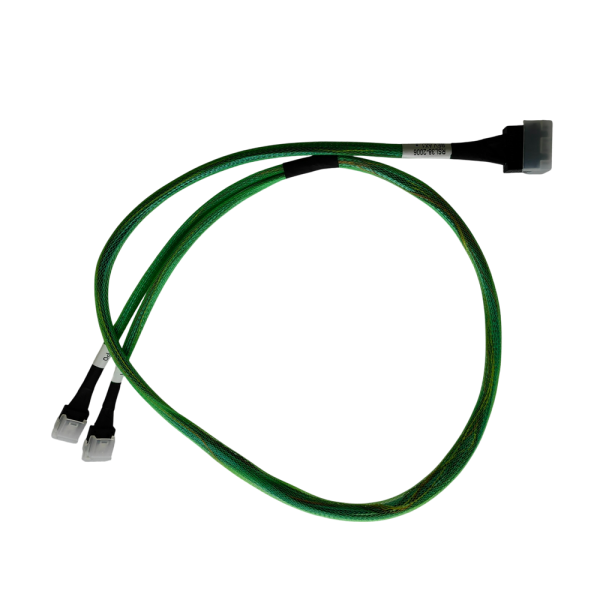 Кабель Amphenol RSL38-2006 Cable, U.2 Enabler, HDmSAS 8x (2x SFF8643) to 2x Slimline x4 (2x SFF8654), 1m, Used with systems that use the Slimline connector on the NVMe-backplane OEM