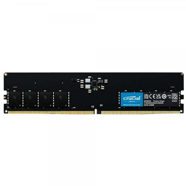 Модуль памяти Crucial 16GB DDR5 5600 UDIMM CT16G56C46U5 CL46, 1.1V,