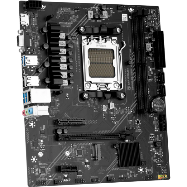 Материнская плата Maxsun MS-Challenger A620A 2.5G A620, AM5, 2DDR5, 1PCIEx16, 1PCIEx4, 1PCIEx1, 1M.2, 6USB3.2Gen1, 4USB2.0, 2SATA3.0, 2.5G, VGA, HDMI, M-ATX, RTL