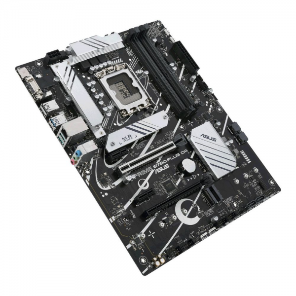 Материнская плата ASUS PRIME B760-PLUS D4 LGA1700 ATX 4xDDR4 2xPCIEx16 2xPCIEx1 3xM.2 USB-C DP HDMI VGA 2.5GLAN (90MB1CW0-M1EAY0)