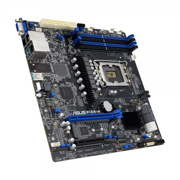 Материнская плата ASUS P13R-M LGA1700 mATX 4xDDR5 PCIEx16 PCIEx8 M.2 VGA 2хGLAN (90SB0C70-M0UAY0)