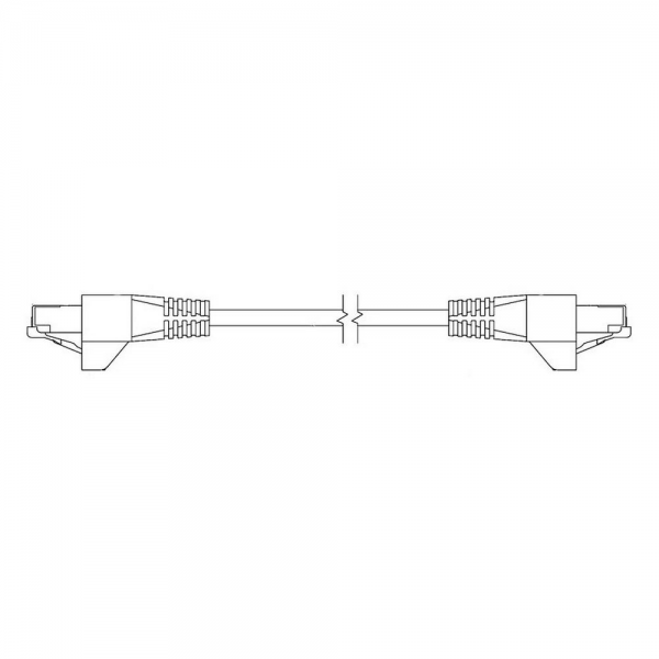 Кабельная сборка Hyperline PC-LPM-STP-RJ45-RJ45-C6a-2M-LSZH-GY Патч-корд F/UTP, экранированный, Cat.6a (100% Fluke Component Tested), LSZH, 2м, серый