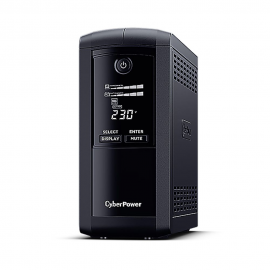 Источник бесперебойного питания ИБП Line-Interactive CyberPower VP1000ELCD 1000VA/550W USB/RS-232/RJ11/45  (4 EURO)