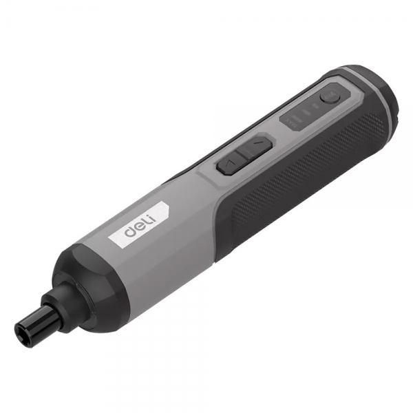 Отвертка аккумуляторная Deli DC160 (4В, 2А*ч, 5Нм, 300об/мин, Type-C, набор бит 4 шт, картон)