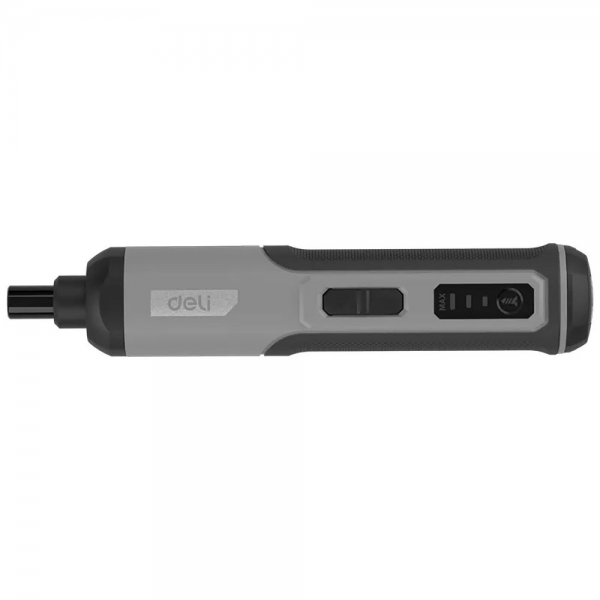 Отвертка аккумуляторная Deli DC160 (4В, 2А*ч, 5Нм, 300об/мин, Type-C, набор бит 4 шт, картон)